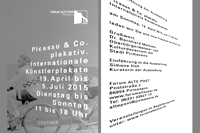 picasso & co. plakativ. / invitation card