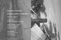 johannes göbel: com olhos fechados / invitation card / 10,5x14,8cm / 4 p. / cafe göttlich, bonn / 2007