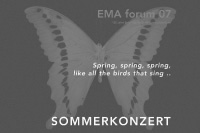 sommerkonzert / music poster / ema, bonn / 42x59,4cm / 2007